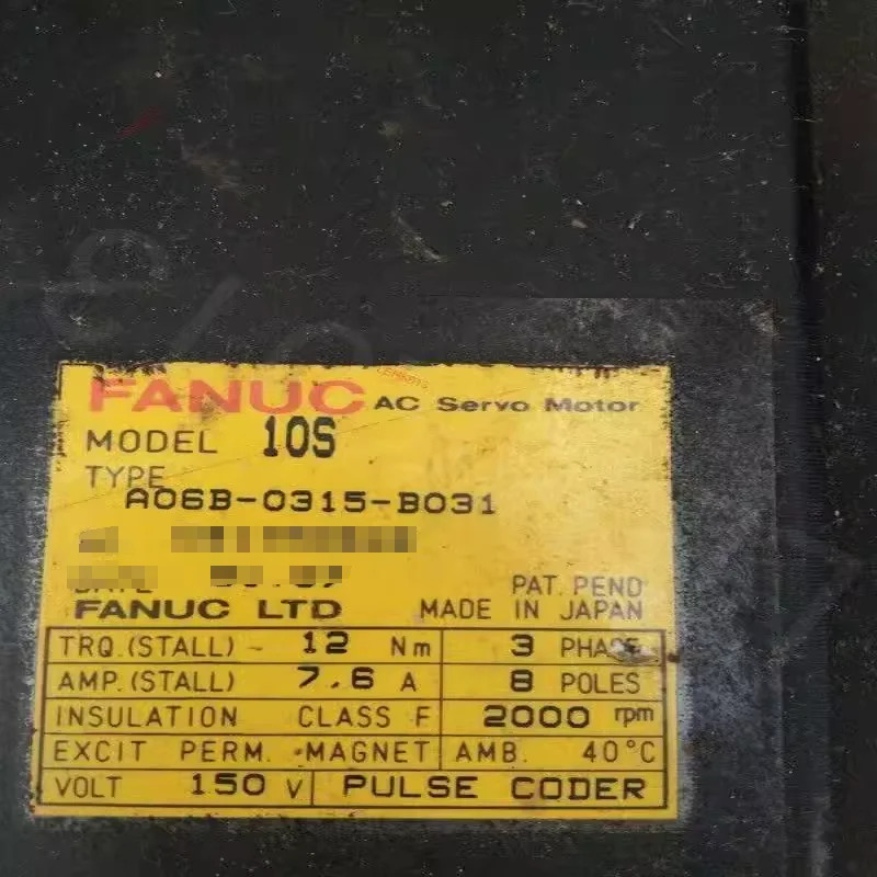 A06B-0315-B031 Fanuc 서보모터 리퍼 완료 Ok A06B 0315 B031