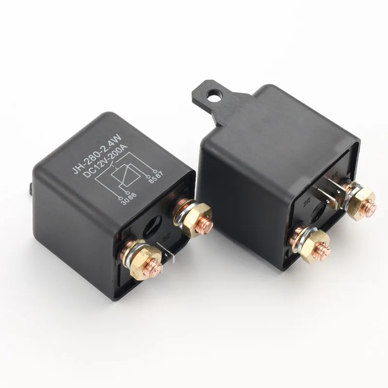 200A DC 시작 릴레이 고전류 수정 자동차 주 전원 스위치 12V/24V48v relay.1PCS