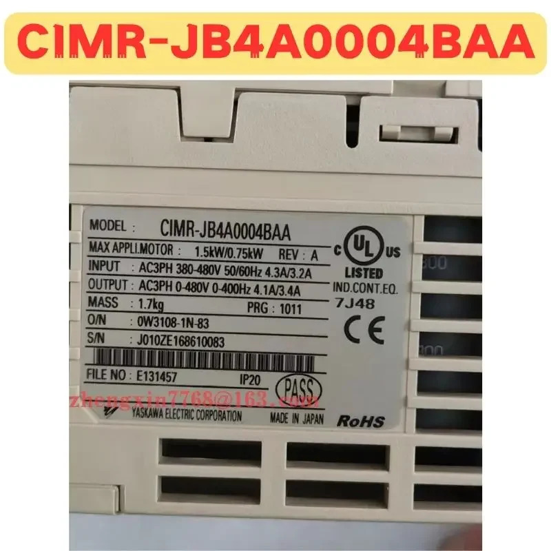 리퍼 주파수 변환기 CIMR-JB4A0004BAA CIMR JB4A0004BAA 정상 기능 완료