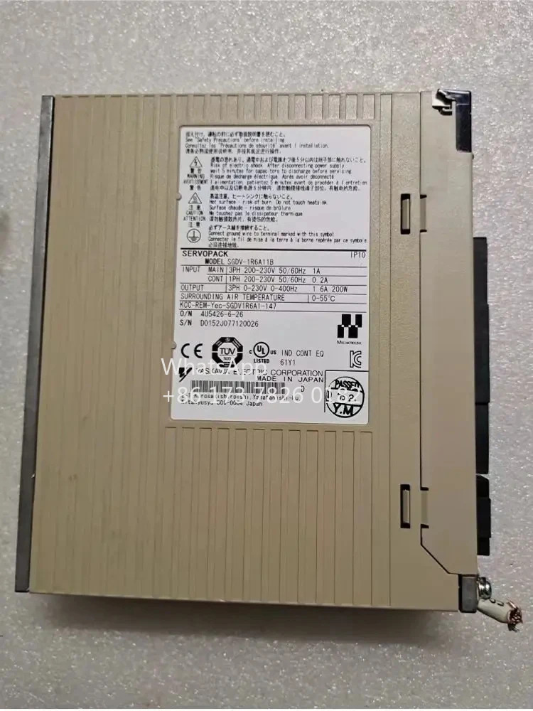SGDV-1R6A11B 리퍼 서보 드라이브 200W 기능 OK