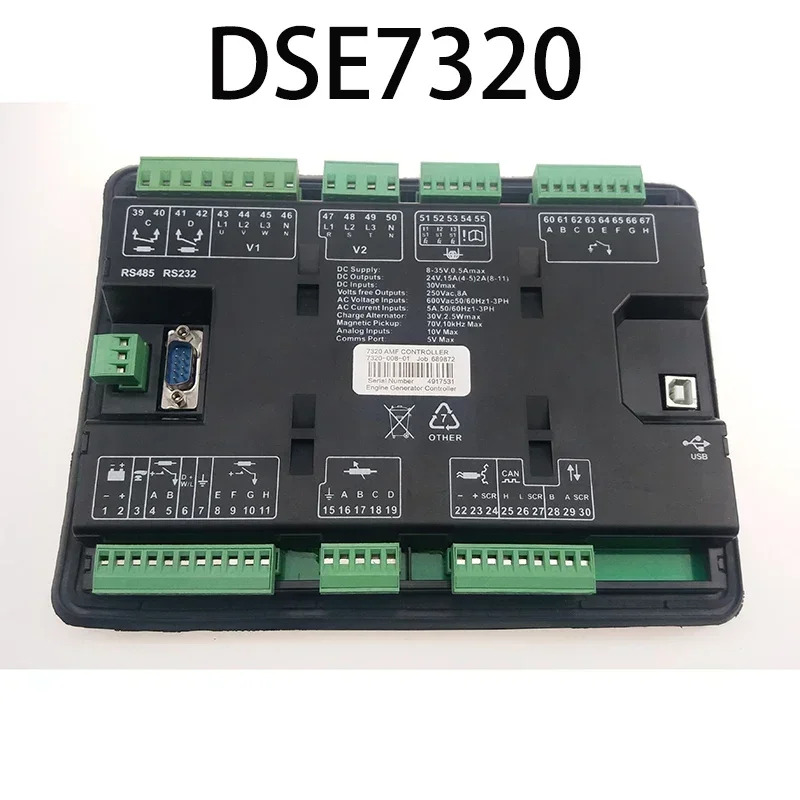 DSE7310 MKII DSE7320 심해 발전기 전컨트롤러 AMF LCD 디스플레이 제어