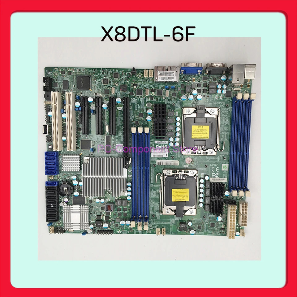 SuperMicro 워크스테이션마더보드 LGA1366 X58 X8DTL-6F