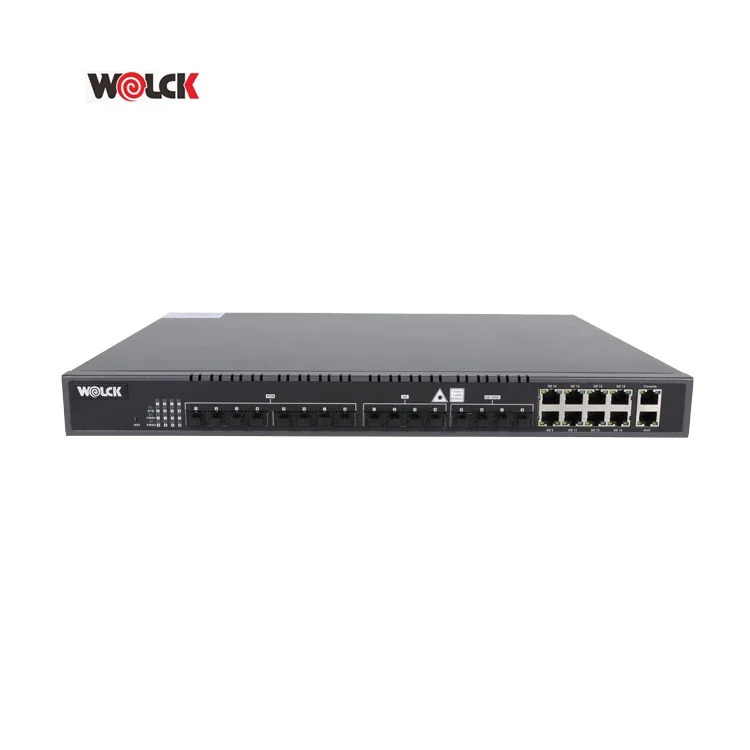 광섬유 트리플 플레이 에폰 8 포트 Olt Gpon 라우터 네트워크 OLT