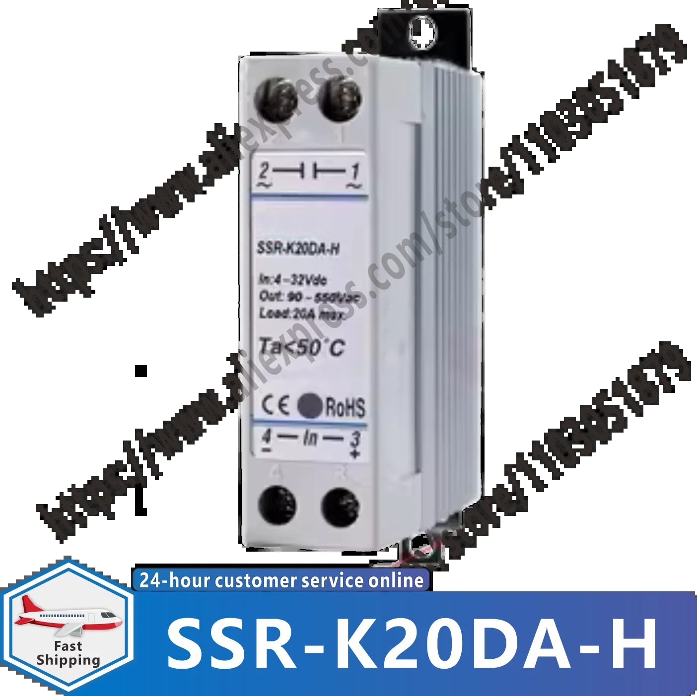오리지널 SSR-K20DA-H SSR-K30DA-H 솔리드 스테이트 릴레이