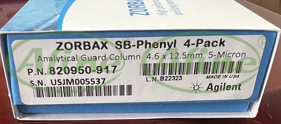 AFINE Agilent ZORBAX 급속 분리 럼 820950-917 820950-9154.6x12.5mm 5 m 400 bar ZGC 4/bag 3.5