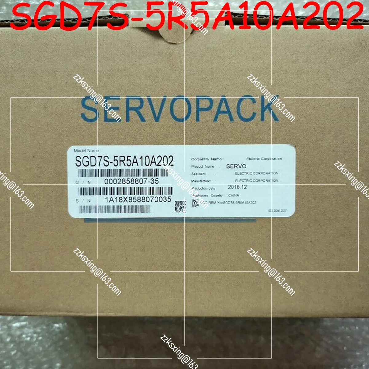 SGD7S-5R5A10A202 오리지널 서보 드라이버