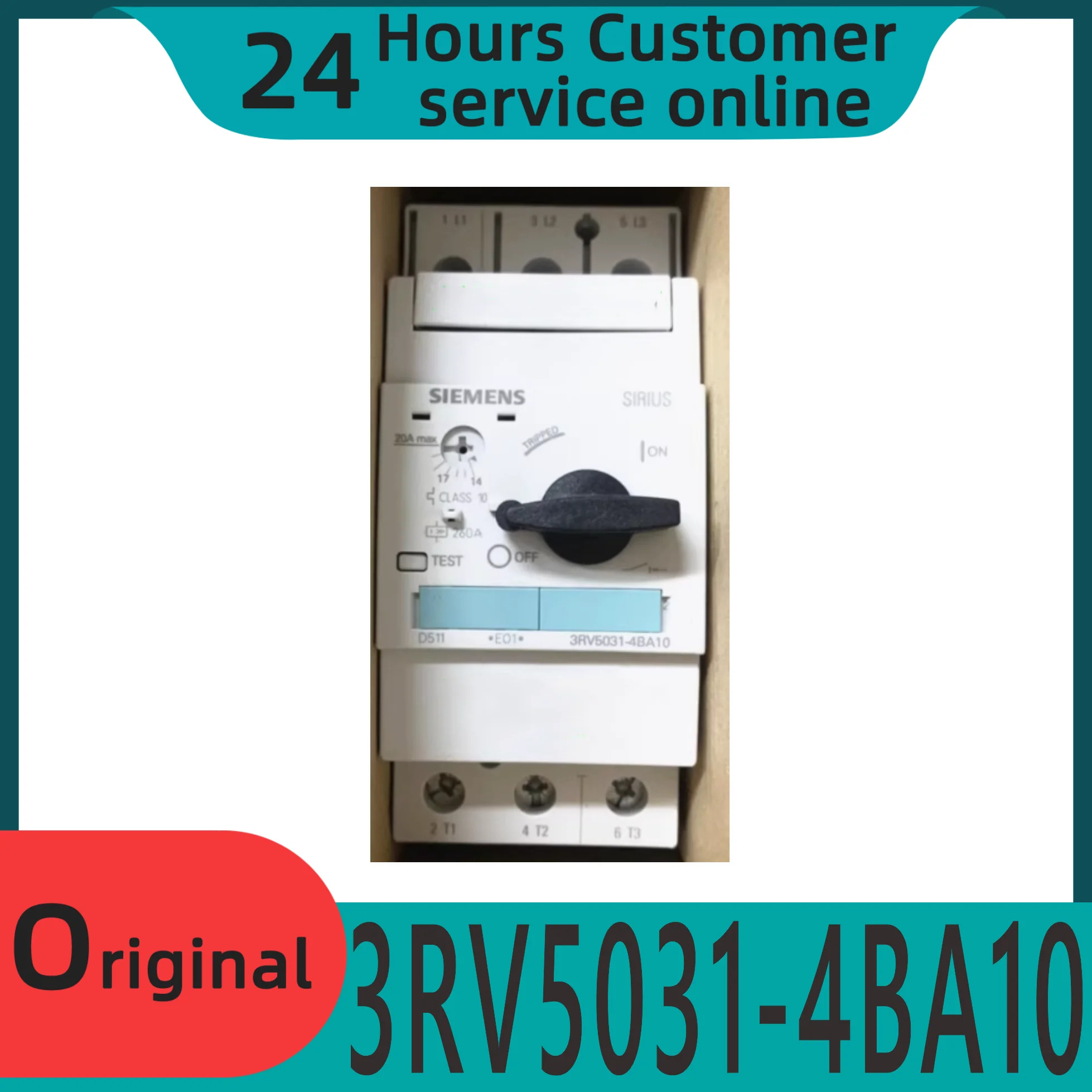 오리지널 모터 보호 회로차단기 3RV5031-4BA10 14-20A
