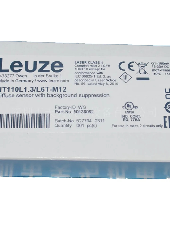 LEUZE 광전센서기능 HT110L1.3 L6T-M12 신