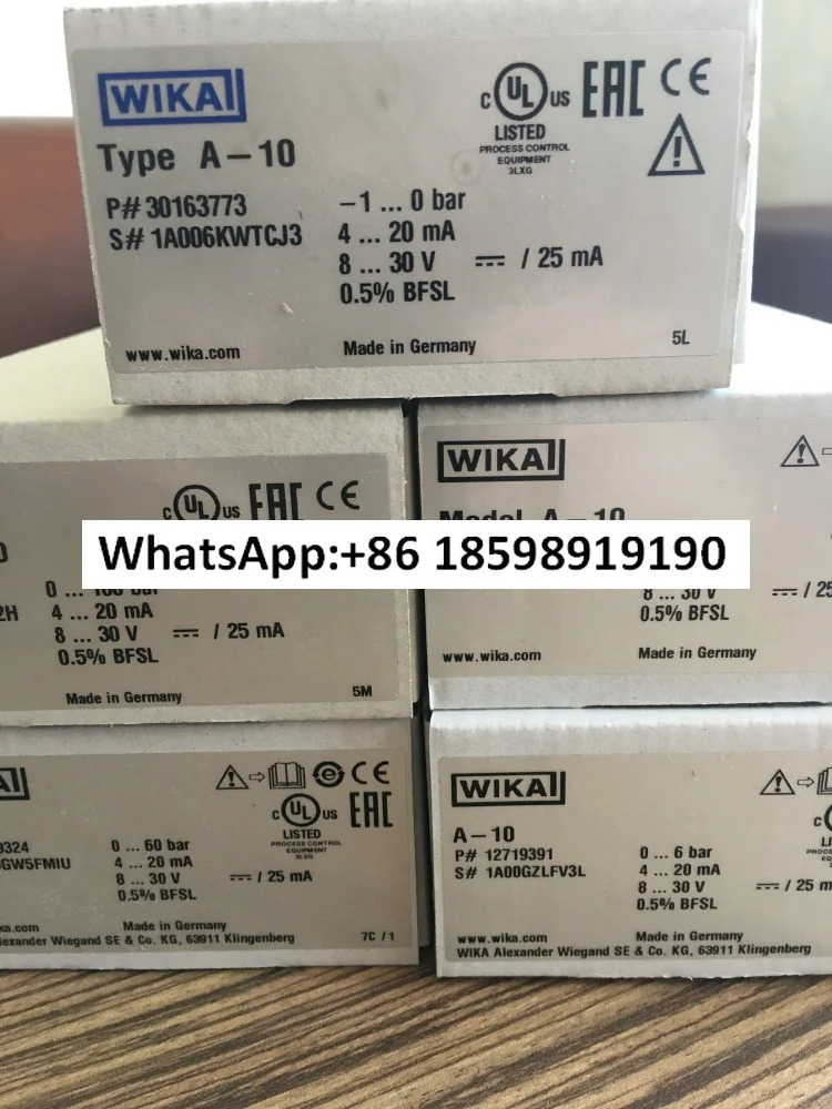 독일 압력센서 절대 압력 트랜스미터 AOMH 3 4 20mA