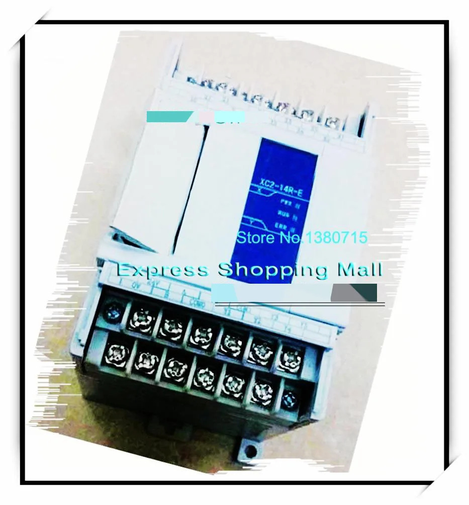 오리지널 8포인트 NPN 입력 6포인트 릴레이 출력 XC2-14R-E PLC AC220V 2COM