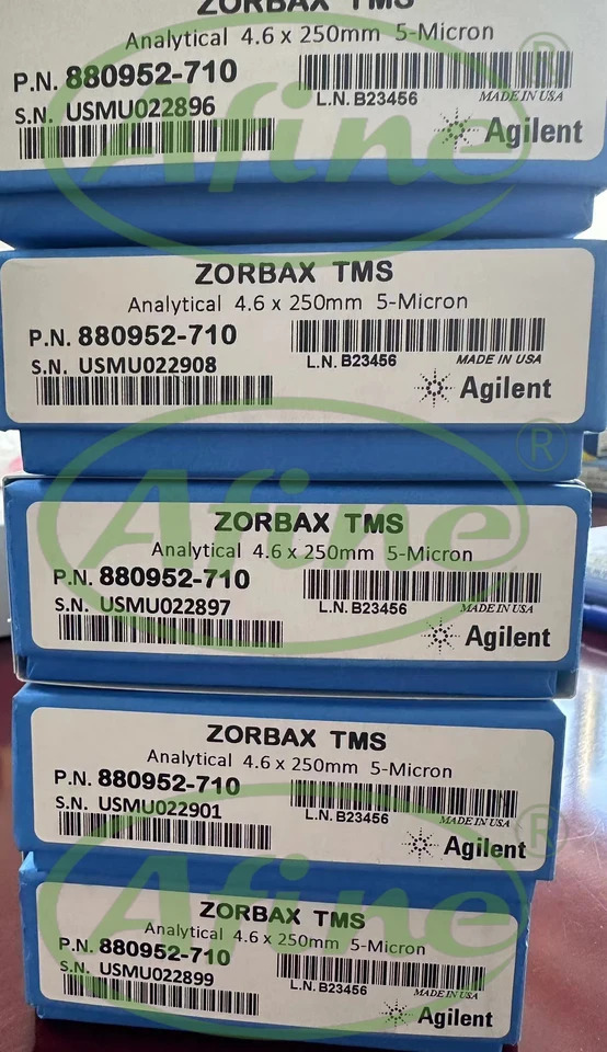 AFINE Agilent ZORBAX 오리지널 C1 컬럼 880952-7104.6x250mm 5 m 400bar 약제 생물 공학 환경 분석