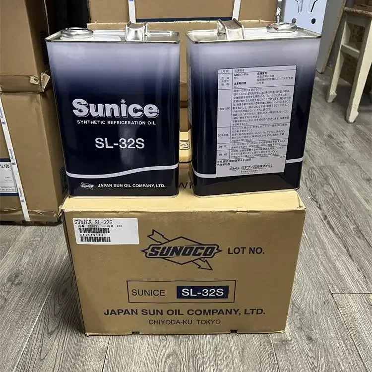 SUNICE SL-32S SUNOCO 오리지널 일본 선 냉동 오일 압축기 윤활유 4L