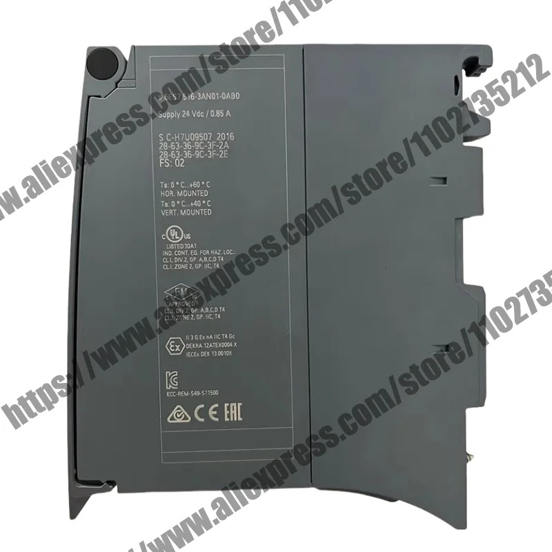 원본 6ES7516-3AN01-0AB0 6ES7 516-3AN01-0AB0 PLC 모듈