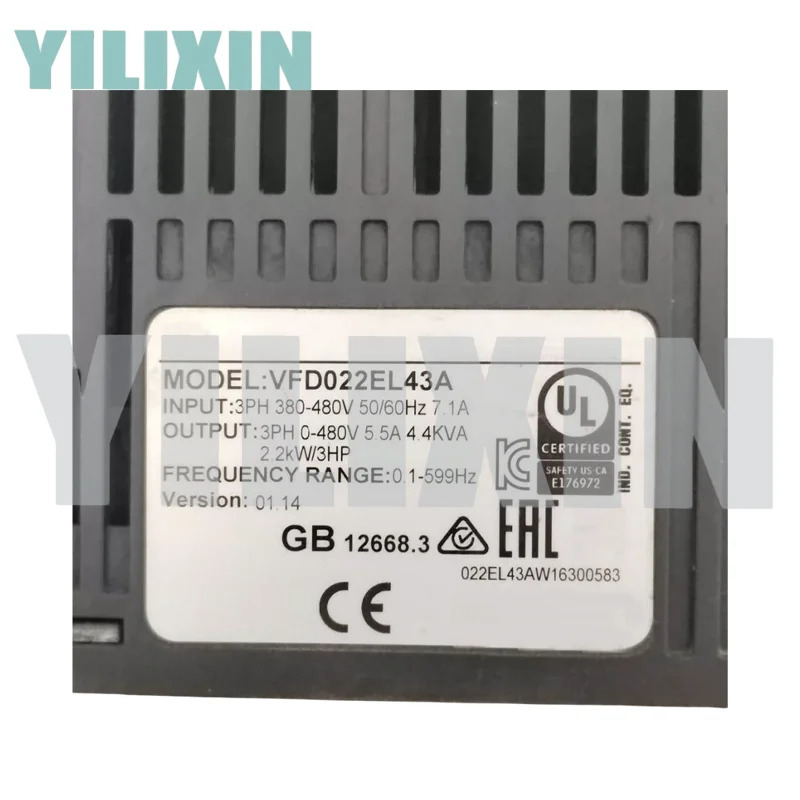 VFD022EL43A2.2KW380V 주파수 변환기