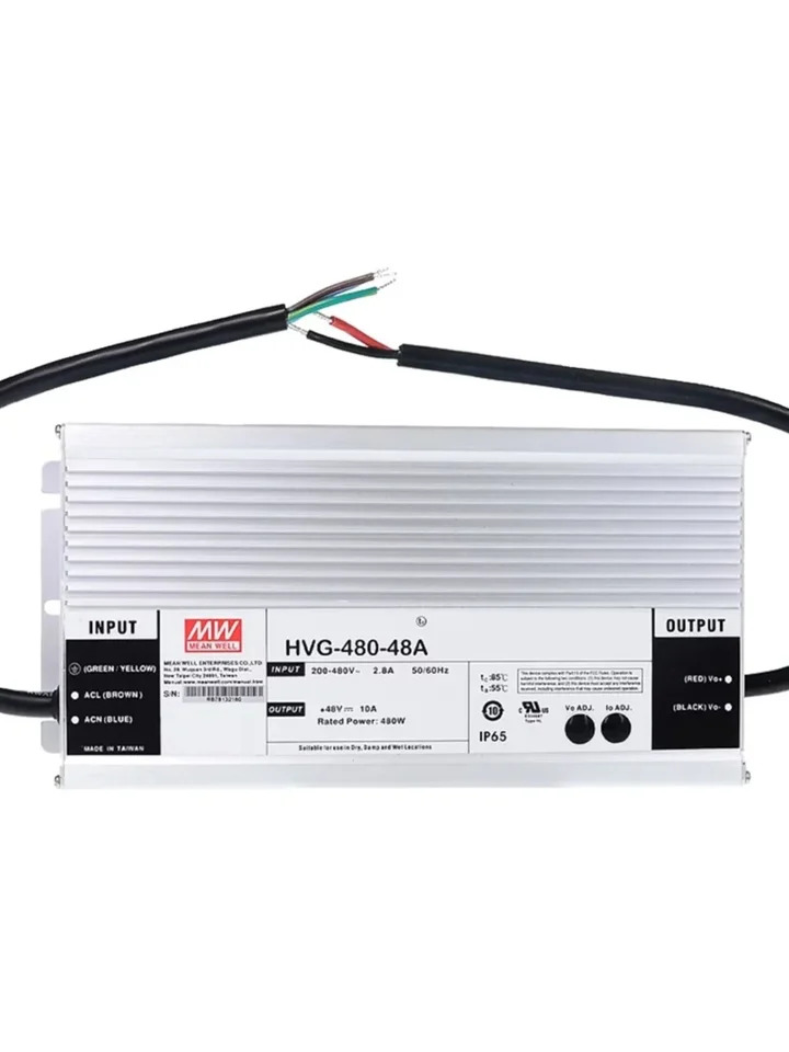 Mingwei 전원공급장치 정전류 정전압 LED 드라이버 HVG-480-24A 30A 36A 42A 48A 54A 480W