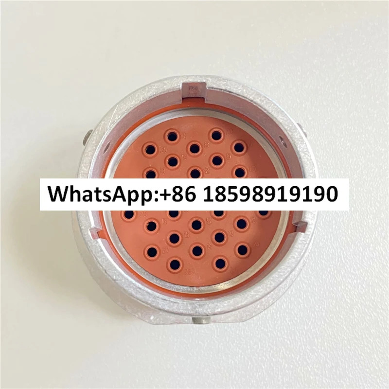 HD34 24 31PE 원형 커넥터 31P 수핀 플매트 카펫 러그 소켓