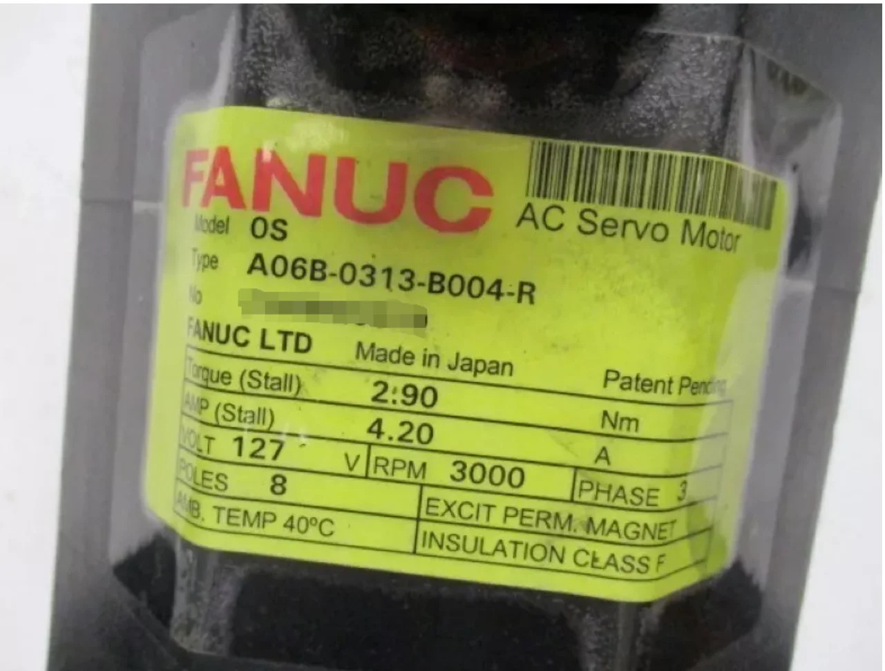 A06B-0313-B004 Fanuc 서보모터 리퍼 완료 Ok A06B 0313 B004