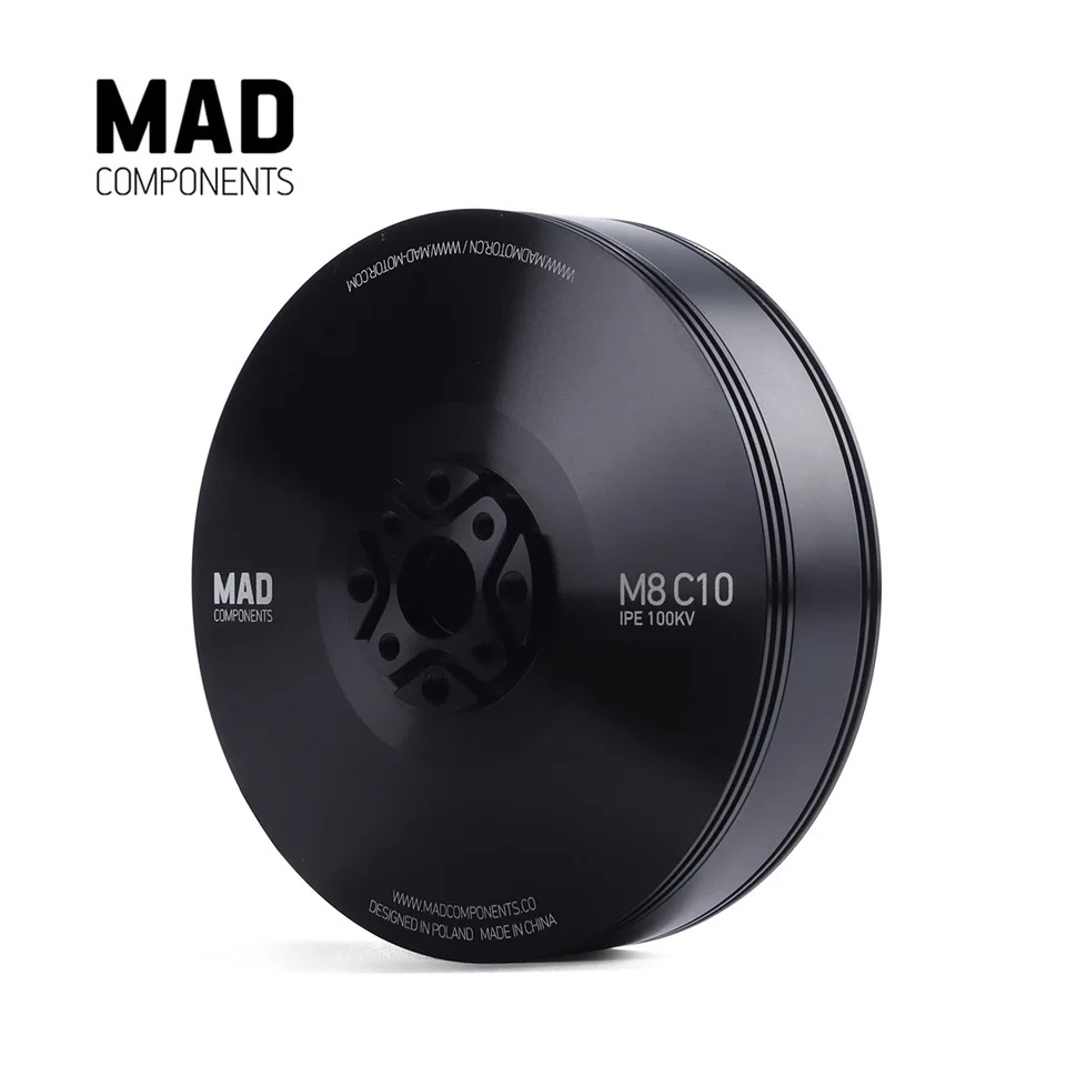 MAD M8C10 IPE 브러시리스 모터 BLDC 90KV 100KV 장거리 비행 시멀티로터 옥토콥터 비행기