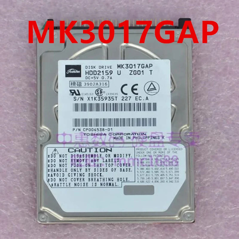 도시바호환오리지널 하드 노트북 HDD MK3017GAP MK1517GAP MK4020GLS 30GB 40GB IDE 2.5 인치 5400RPM 2MB