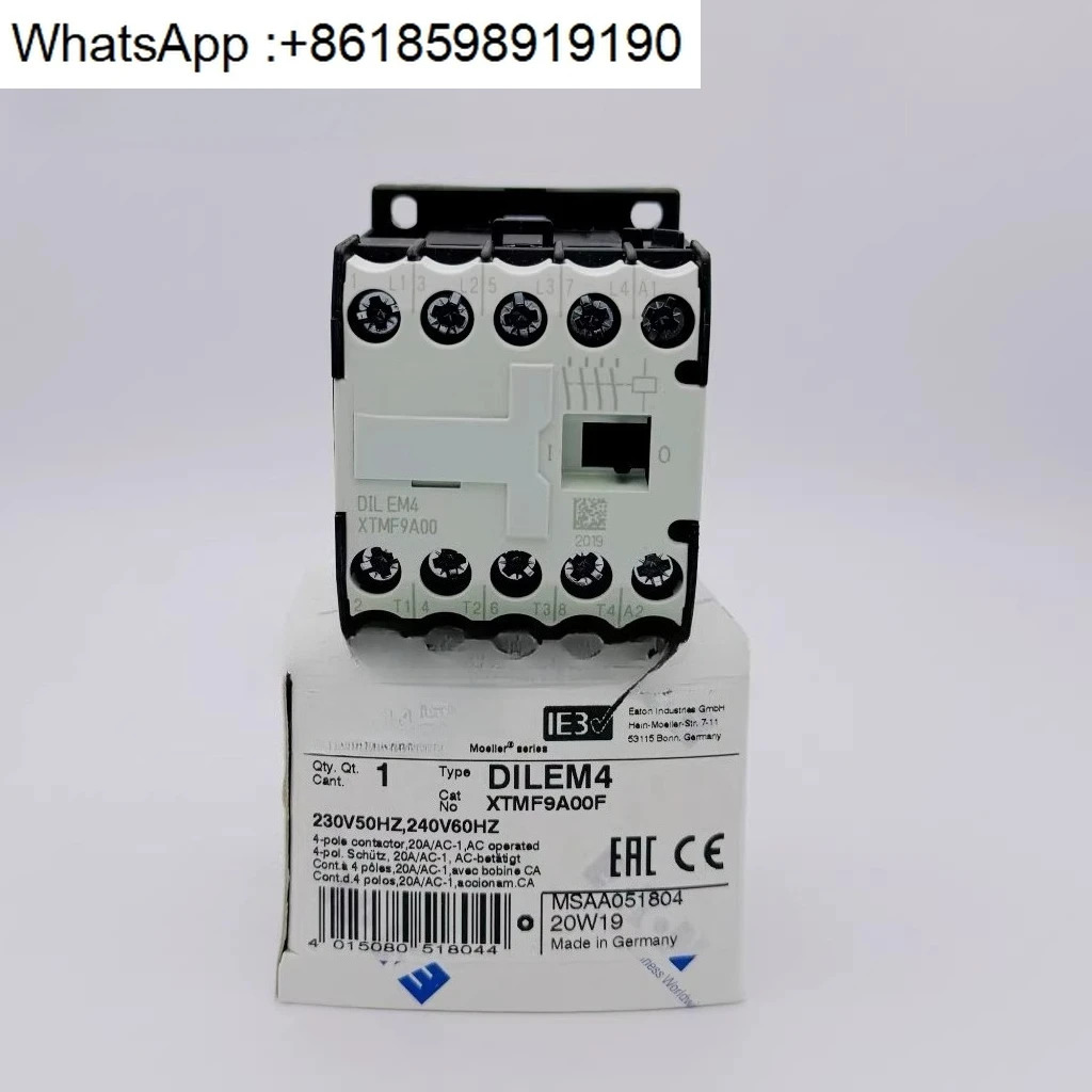 Muller DILEM4-G 24VDC 4극 AC DC 접촉기 XTMF9A00 230V