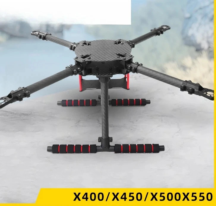 LJI X4 PRO400 업그레이드 450 4축 500 탄소 섬유 랙 550H150고정 피트 8-13인치