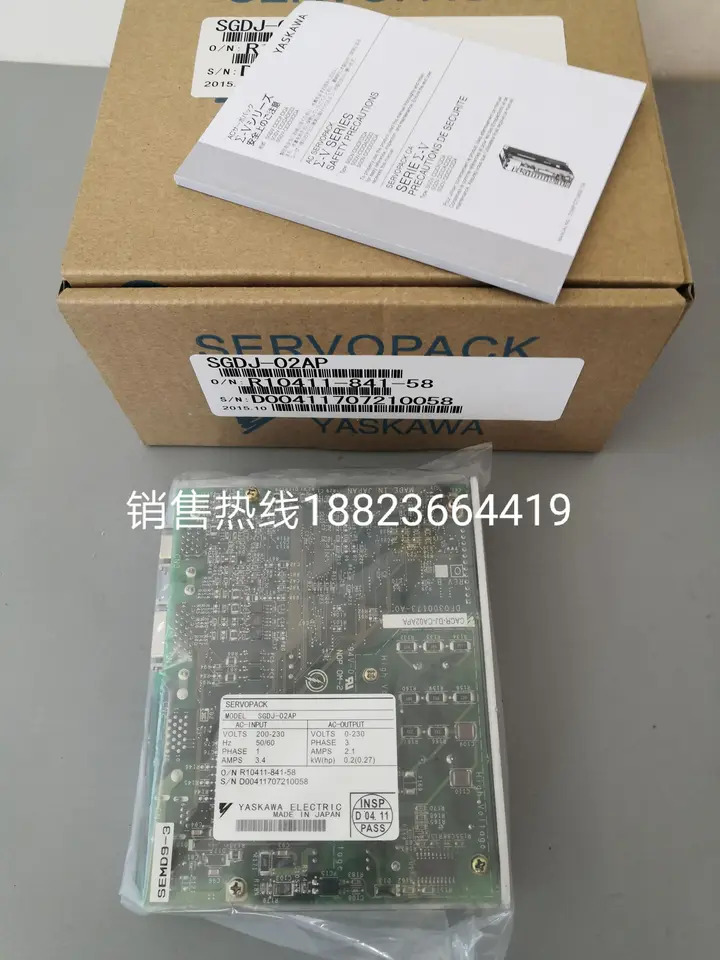SGDJ-02AP Yaskawa 서보 드라이버