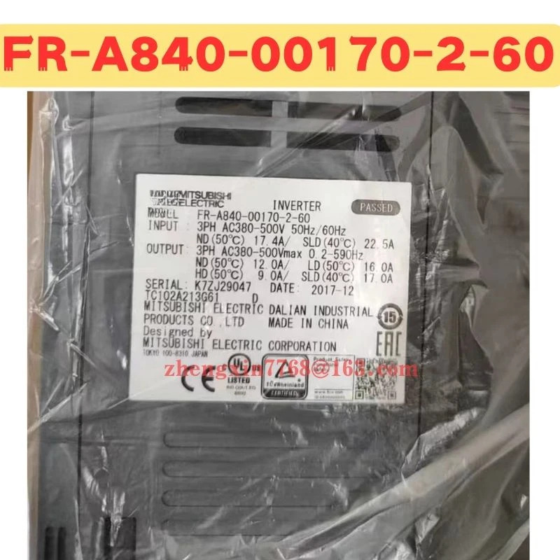 오리지널 FR-A840-00170-2-60 주파수 변환기 FR A840 00170 2 60
