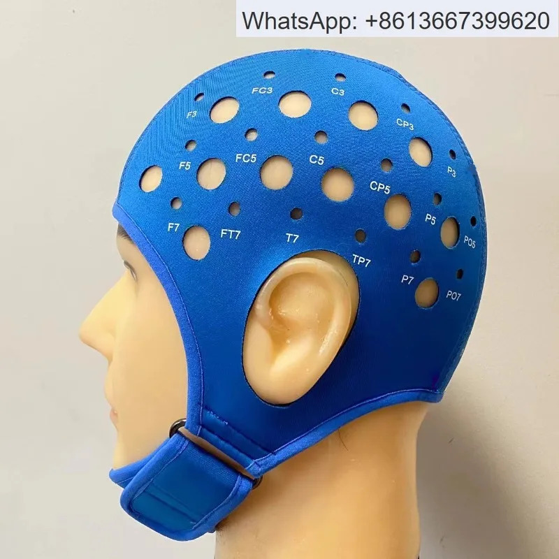 EEG 캡 전극 고무 중간층이 표준 경두개 포지셔닝 캡을 할 수 있습니다.