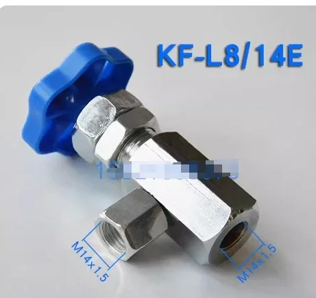 10pcs 유압 계기 밸브 M14 x 1.5 M20 압력 게이지 스위치 KF-L8/14E KF-L8/20E