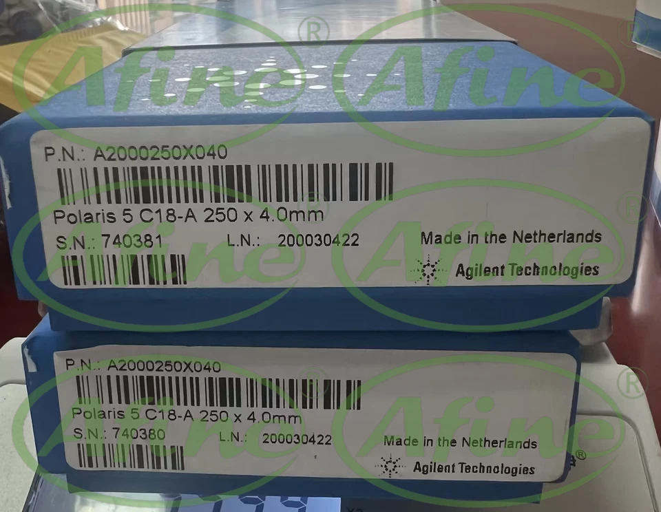 AFINE Agilent 기둥 폴라리스 180A C18-A 4.0x250mm 5 m A2000250X040A2000150X046