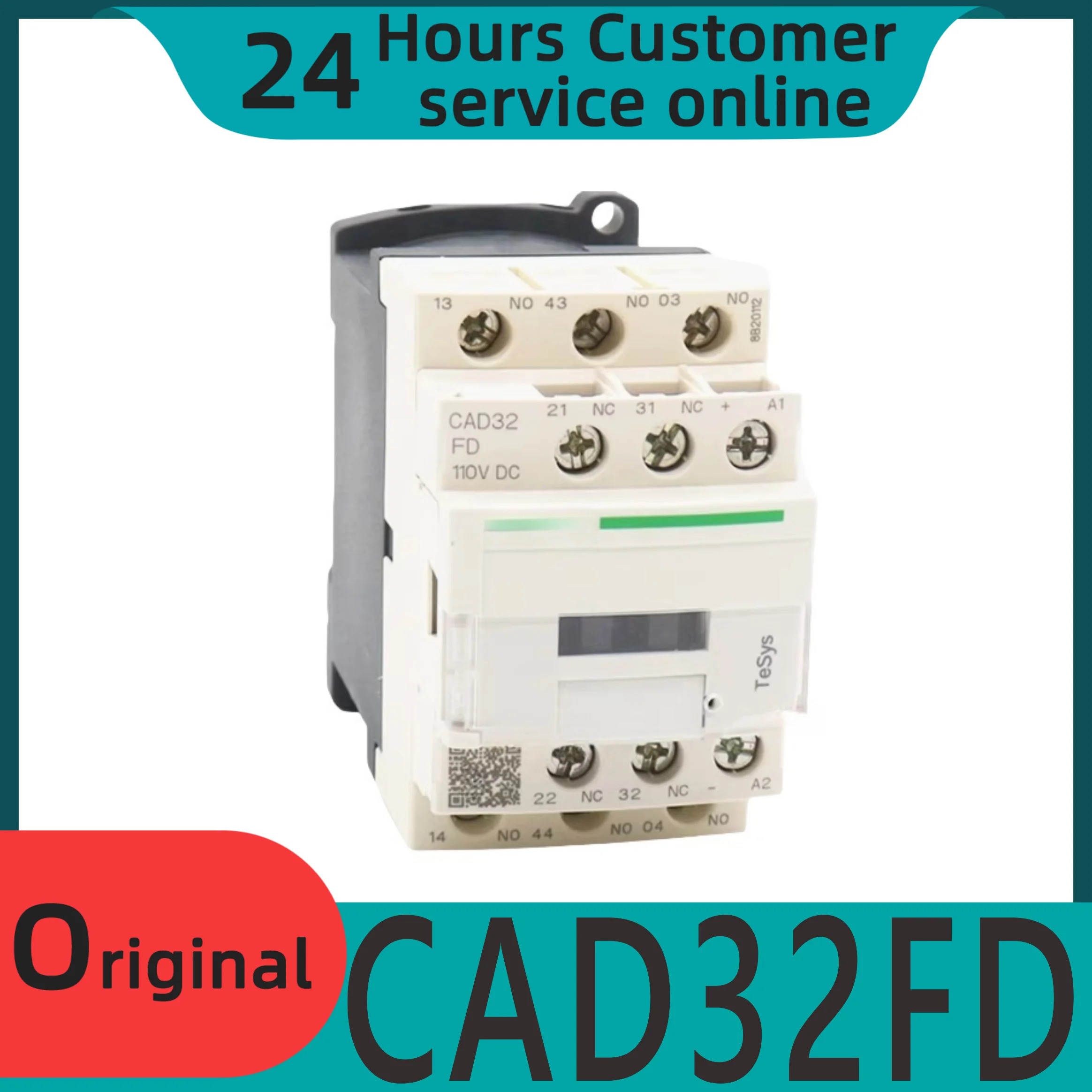 오리지널 제어 릴레이 CAD32FD CAD-32FD DC110V 3개 개방 2개