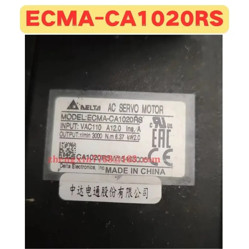 리퍼 모터 ECMA-CA1020RS ECMA CA1020RS 정상 기능 완료