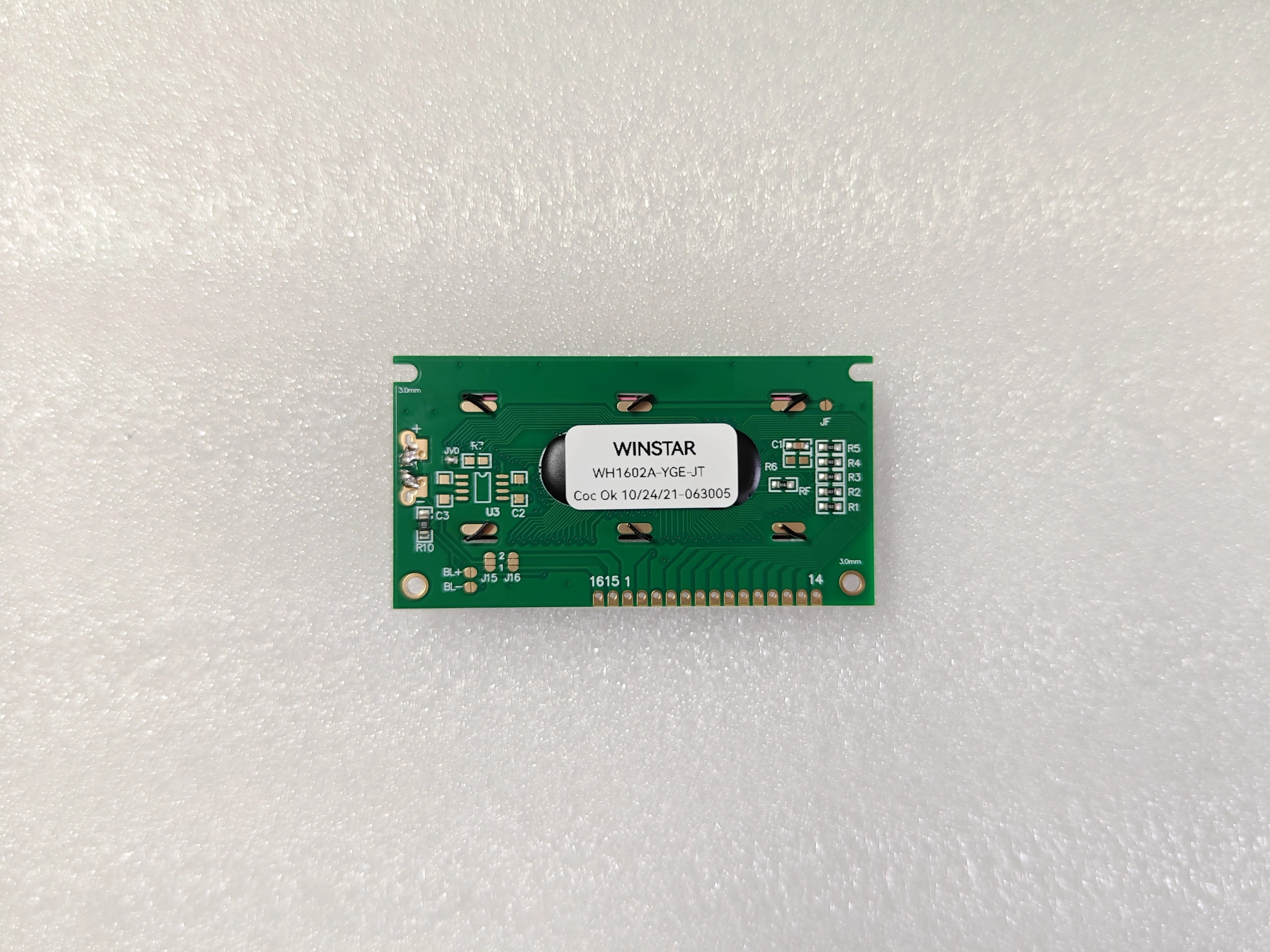 LCD 패널 WH1602A-YGE-JT
