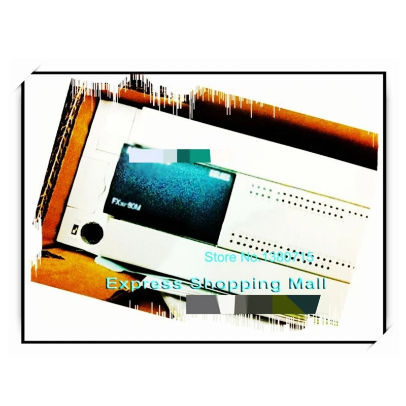 오리지널 FX3U-80MT-DSS PLC 베이스 유닛 신