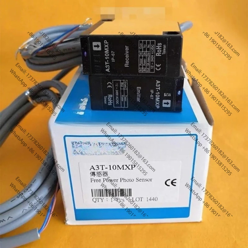 트 A3T-10MXP FOTEK IP67 오리지널 스루 빔 전력 센서