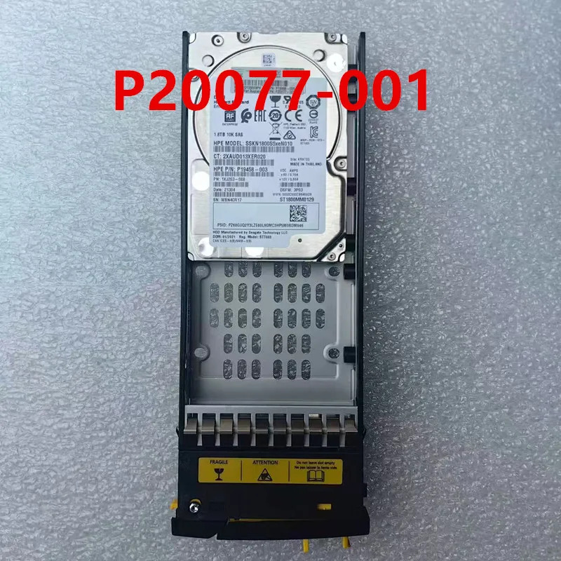 hp호환 1.8TB 2.5 SAS 10K 서버 하드 P20077-001 K2P94B P19458-003새 원본 HDD