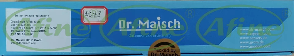 AFINE Dr.Maisch 5138812 GraceSmart RP18 컬럼 150x4.6mm 5u 120A