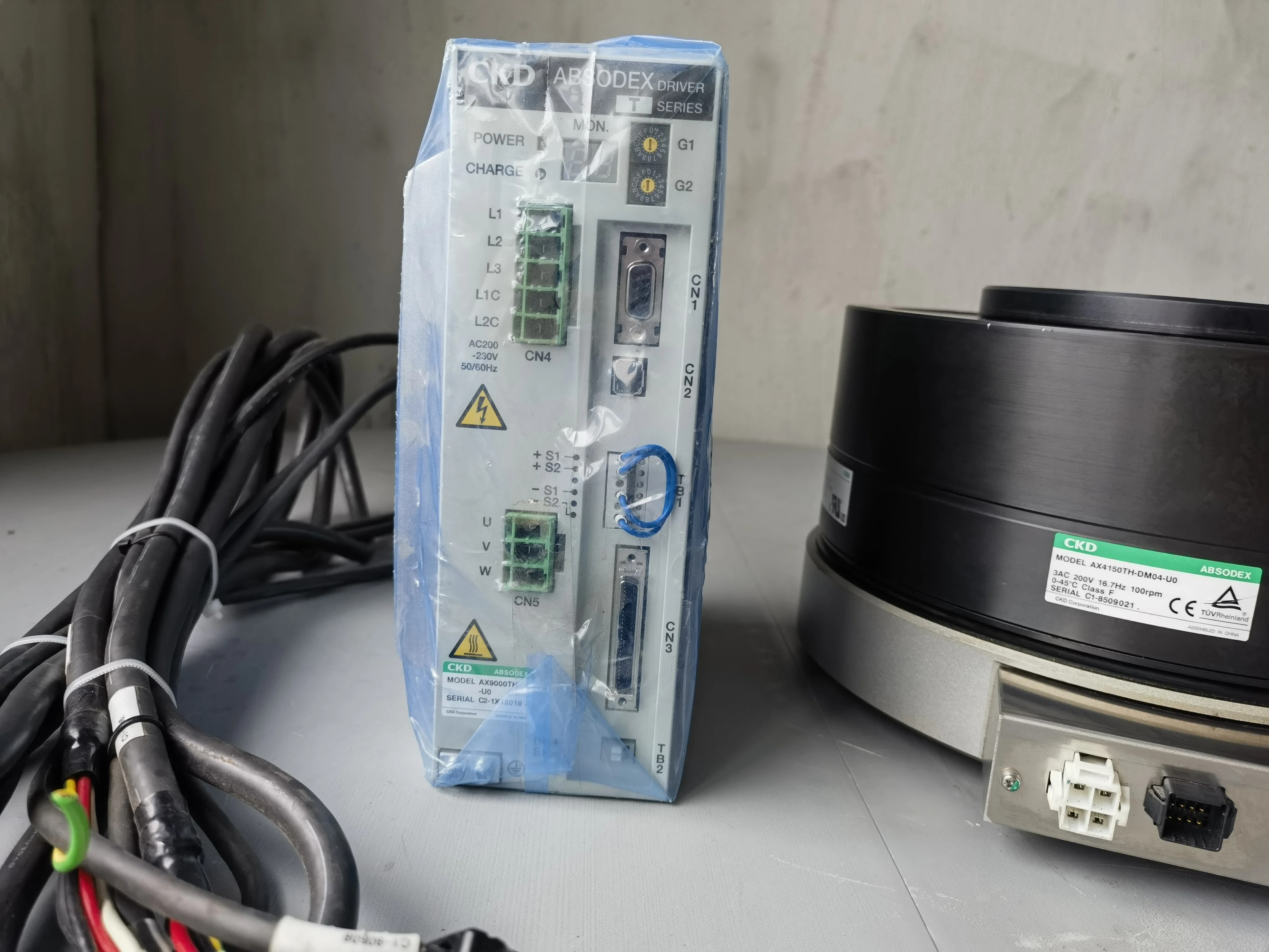 CKD 다이렉트 드라이브 모터 DD 인덱싱 AX4150TH-DM04-U0 드라이버 AX9000TH-U0