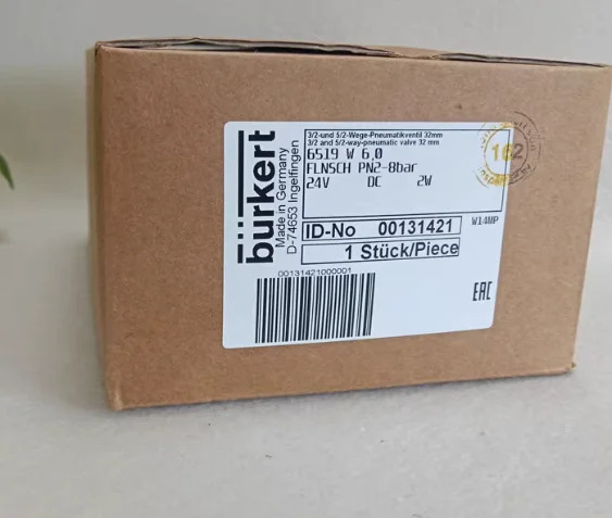 Burkert 솔레노이드 밸브 6519 W 6.0 FLNSCH 00131421