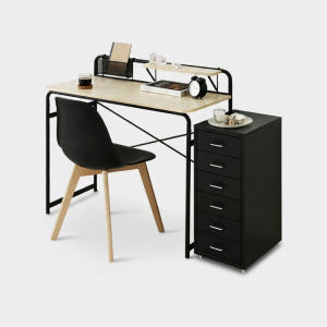 OLLSON 책상 980x460x890mm, 블랙 4322.4148 솔직 후기 | 실제 배치 사진 포함 - 상품 이미지 4