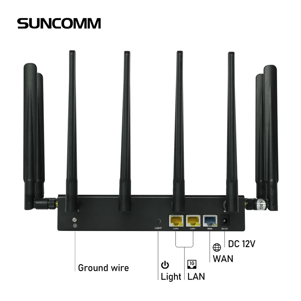 모바일 포장 전원 라우터 어댑터 외부 안테나 Lte SIM 카드 슬롯 휴대홈 엔터프라이즈 5G