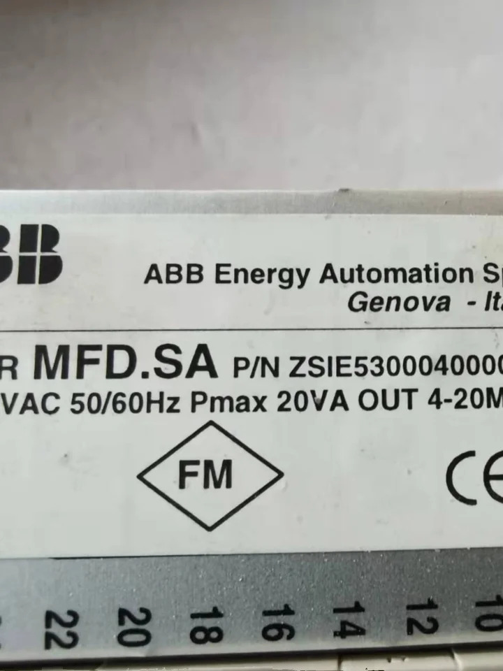 ABB 플레임 컨트롤러 UVISOR MFD.SA 오리지널 포장 ZSIE53000400000