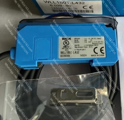 WLL180T-L432 WLL180TM432 WLL180TE232 오리지널 SICK 광섬유 증폭기
