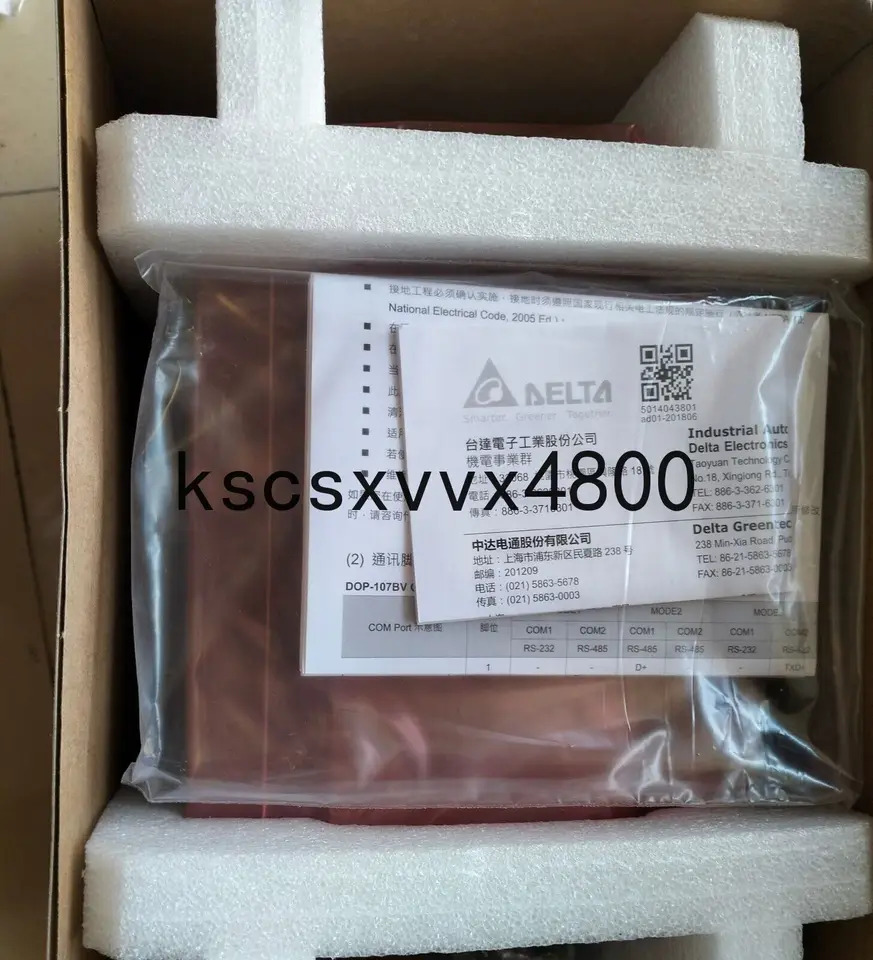 델타 DOP-107BV HMI 터치 스크린 패널 기계 이더넷 인터페이스 USB 7 인치