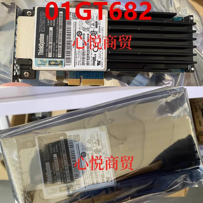 Lenovo호환오리지널 솔리드 스테이트 드라이브 3.84TB 2.5 인치 PCIE SSD 7N47A00098 01682 거신