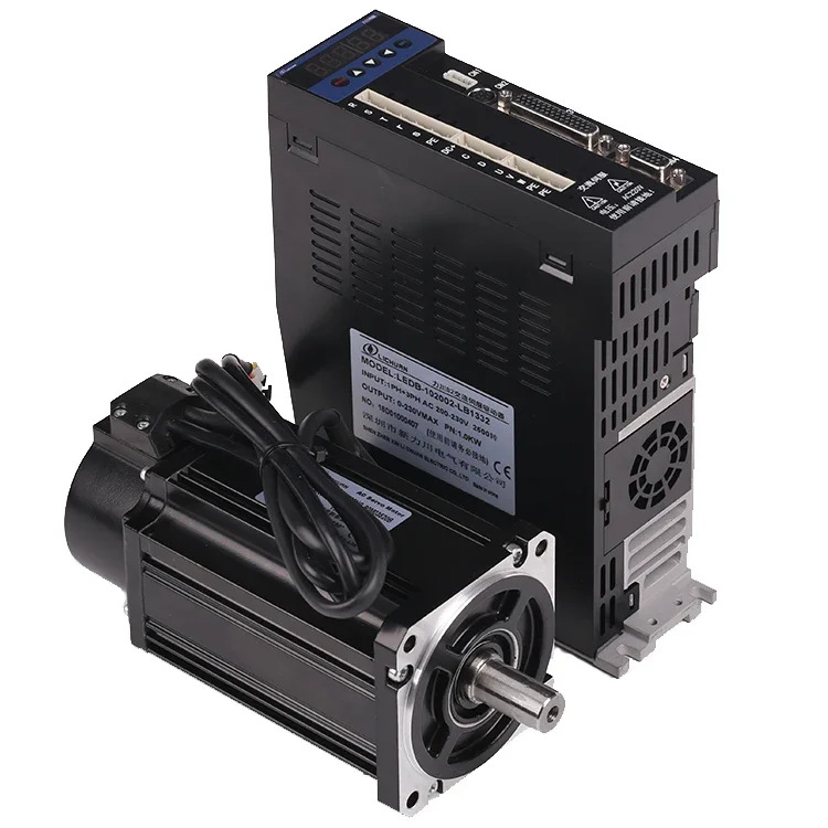 AC 서보모터 750W 220v 80ST-M02430 90ST-M02430 2.4Nm 3000rpm 드라이버 A1-SVD15 전원 케이블 인코더 신