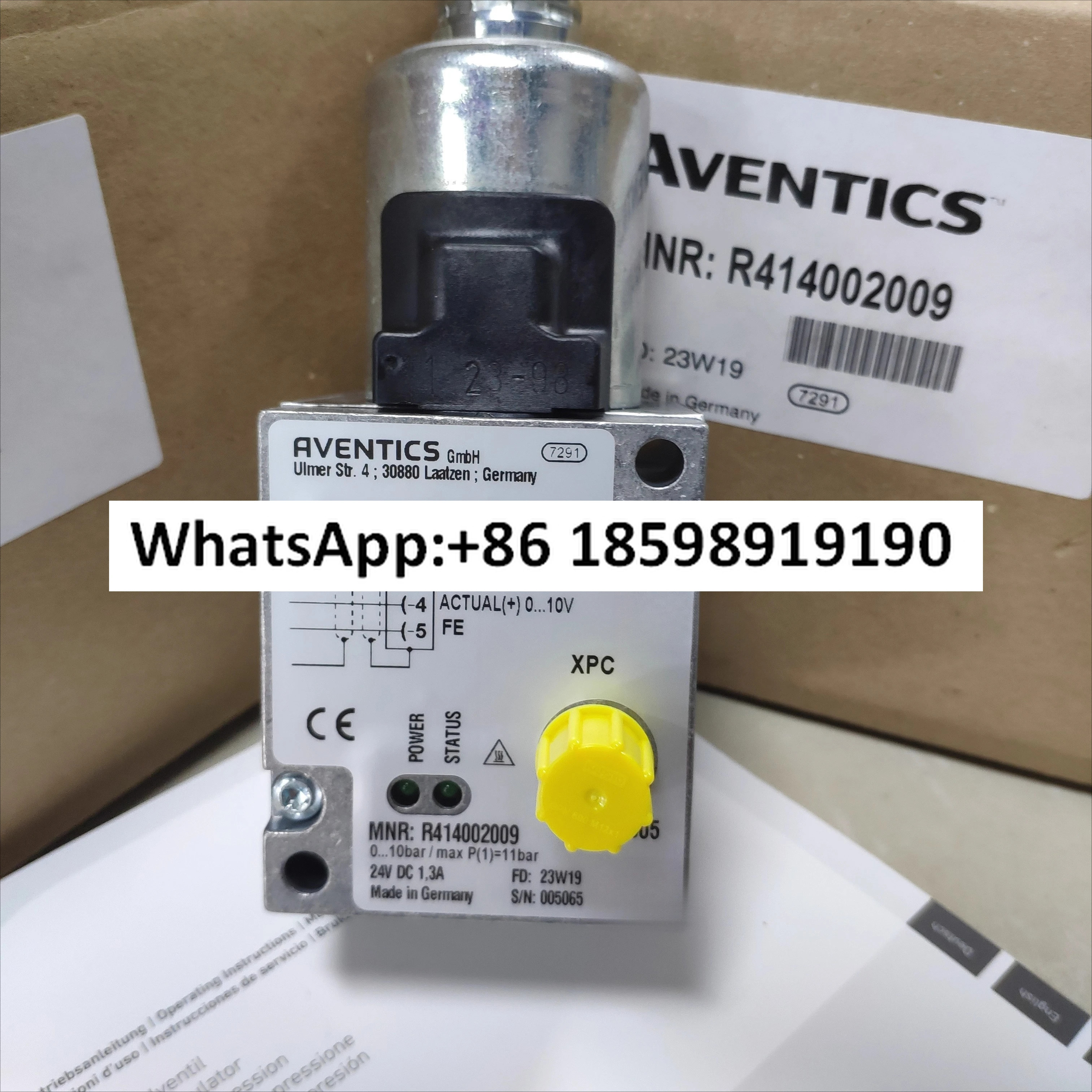 독일 ED05 압력 조절 밸브 R414002009 R414002008 5610141310