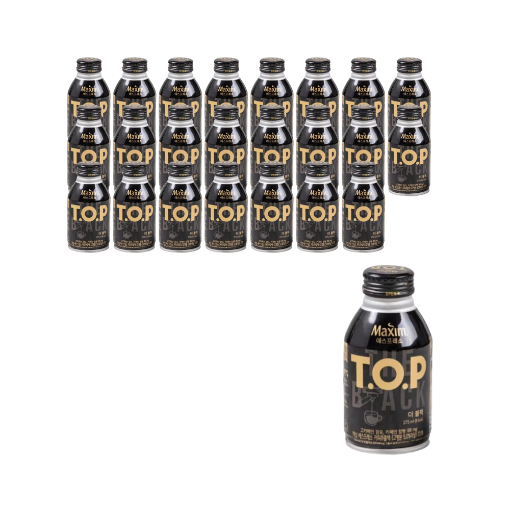 맥심 티오피 더블랙 275ml x24캔 아메리카노 캔커피 - 상품 이미지