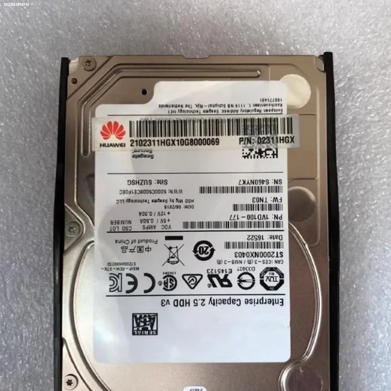 화웨이호환 RH5885 V3 V5 오리지널 하드 SATA 2.5 인치 7200RPM 64MB 서버 HDD 02311HGX N2000ST7W2 2TB
