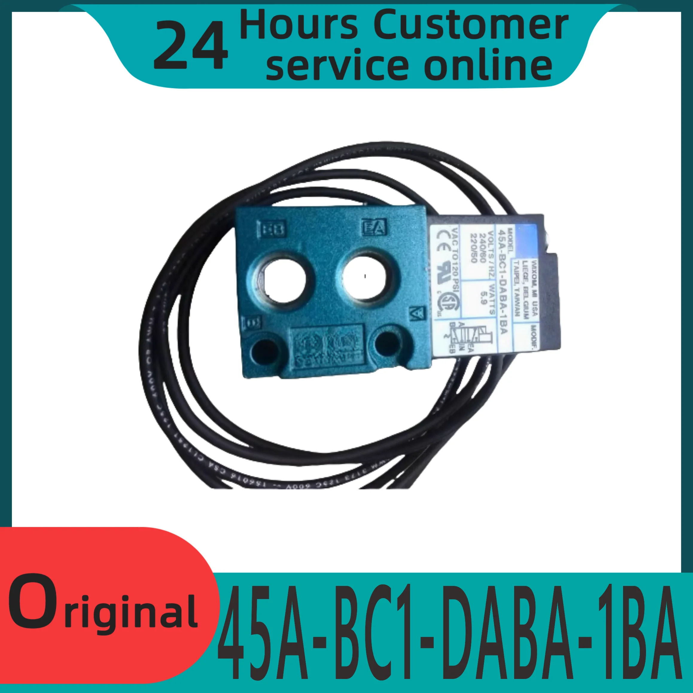 오리지널 솔레노이드 밸브 45A-BC1-DABA-1BA